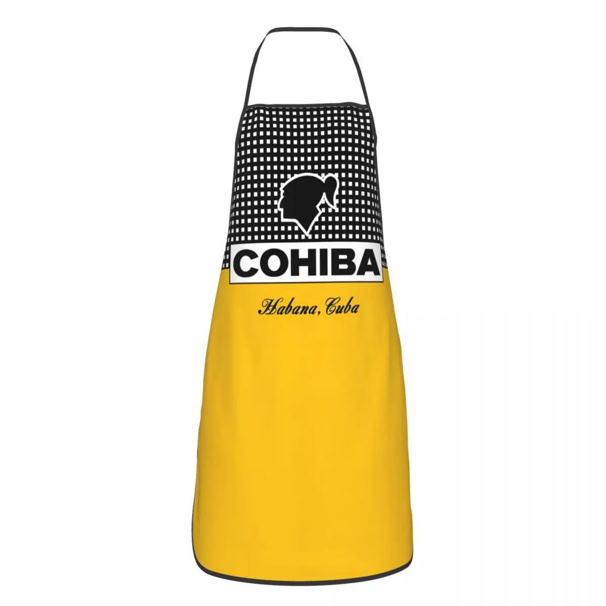 Cohiba Habana 남녀공용 쿠바 시가 앞치마, 남녀 공용 턱받이 주방 요리 테이블, 요리사 원예 요리 
