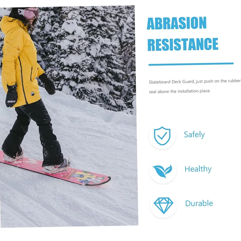 Protective Case for All Size Mono-board Skiing Board, Snowboard Tips Protector Fit for All Size, Snowboard Skiing accessories 6