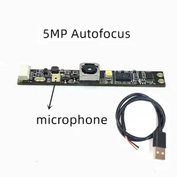 High - Resolution Autofocus USB Camera Module with Microphone - 5MP with Mic AF