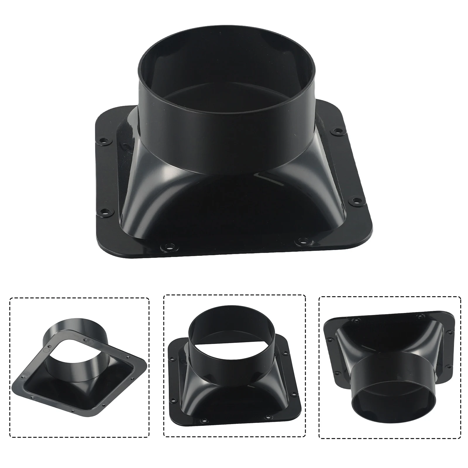 

Ventilation Duct Flange Connector Smooth Surface Ventilation Equipment ABS Air Inlet And Outlet None Corrosion Resistance