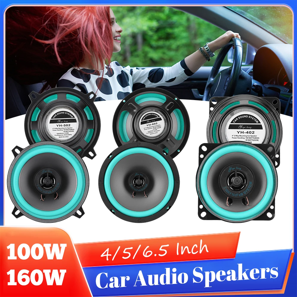 4/5/6.5 Inch Car Speaker Car Audio Music Stereo Sensitivity 92dB Full ...