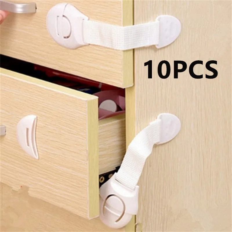Cabinet Lock Child Lock Door Lock Safety Lock 1/2/10/20pcs Kids Safety Door Lock Child Safety Cabinet Lock Baby Proof Security Protector Drawer Door Cabinet Protection