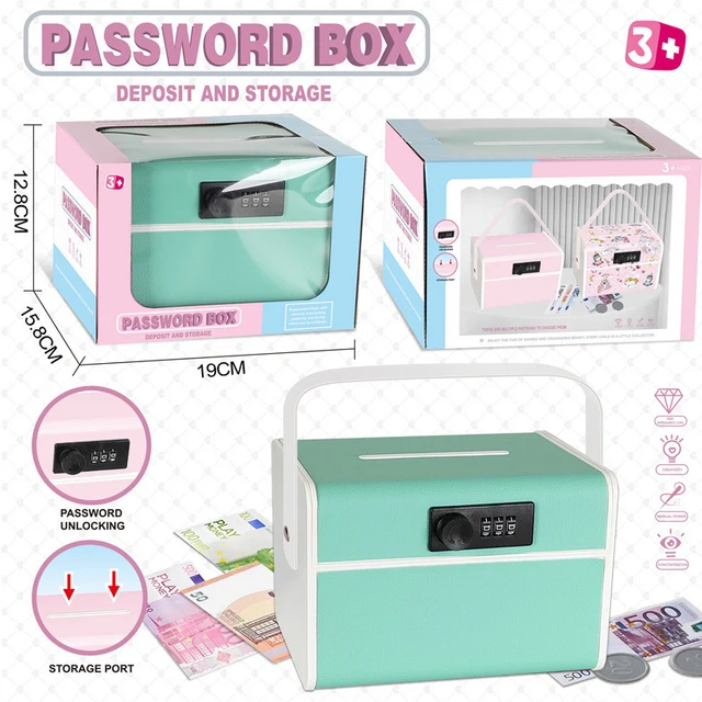 NEW Cartoon Electronic Piggy Bank Automatic Saving Money Box ATM Machine Safe Box Money Bank ATM Music Coin Box 5