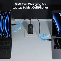 ASOMETECH GaN USB Type C Charger 65W 45W PPS PD QC4.0 Quick Charger For Macbook Laptop IPAD Tablet iPhone 14 Samsung S23 Ultra - Image 3