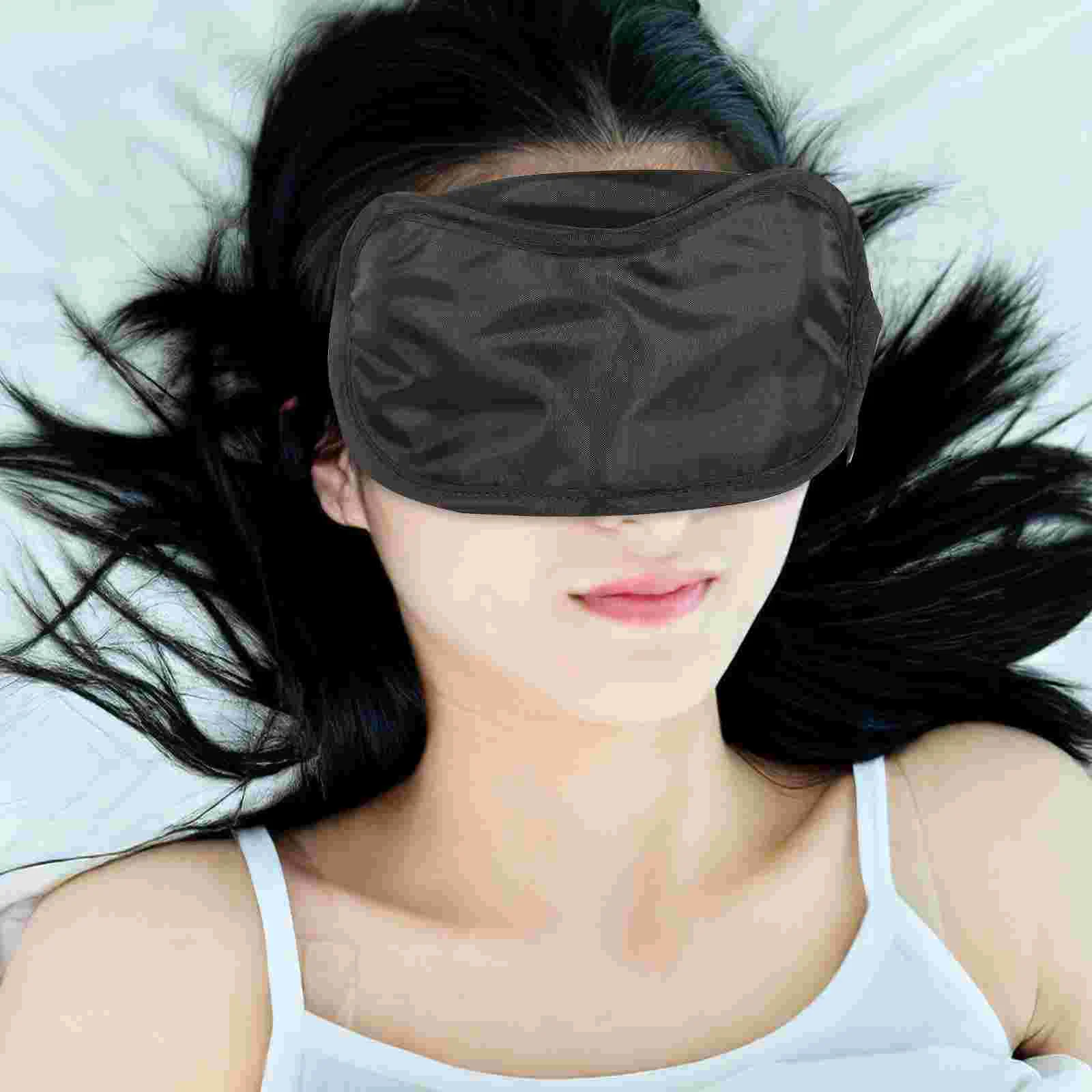 10 Pcs Mens Eye Mask Goggles Eyeshadow Reusable to Sleep Polyester Blindfolds Man 5