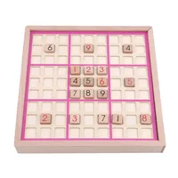 Children Sudoku Chess Beech International Checkers Folding Game Table Toy Gift Learning  Education Puzzle Toy 2