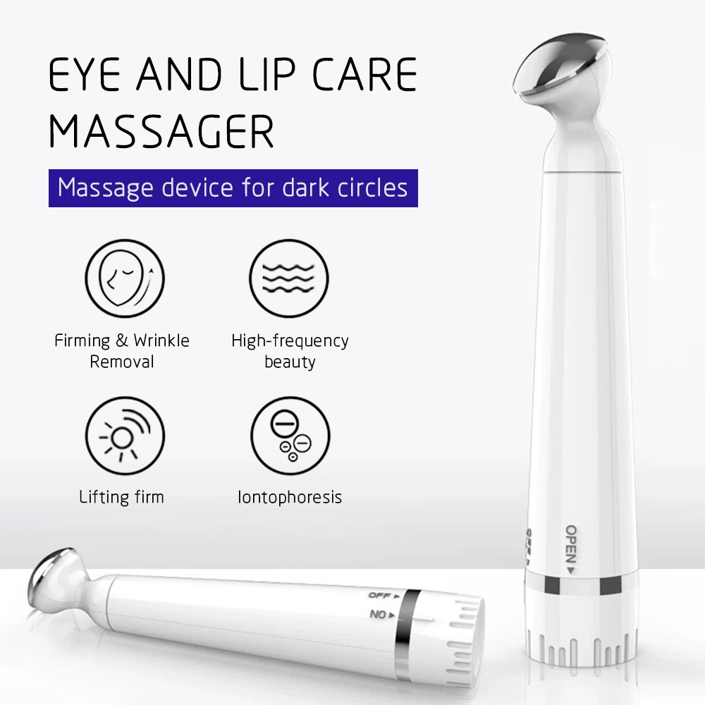 Mini Electric Vibration Eye Massager Anti-Ageing Wrinkle Dark Circle Pen Removal Rejuvenation Eye Massager skin care tools 4