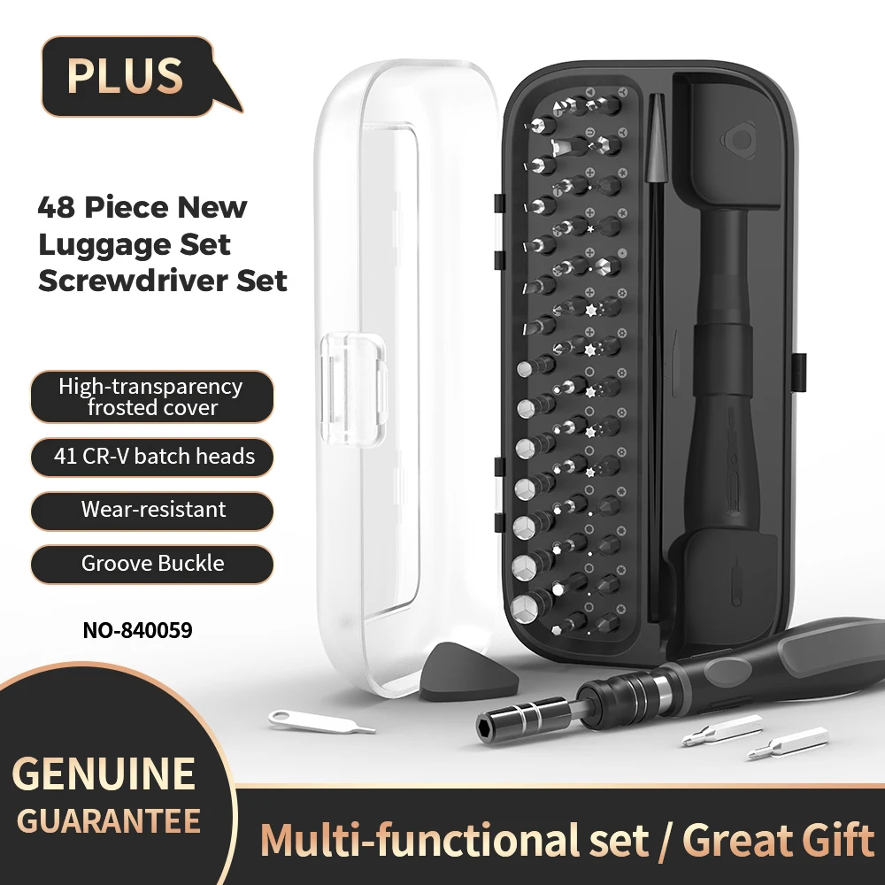 48 in 1 Precision Screwdriver Set Manual Hand Tool Kit Magnetic Mini Small Bits for Xiaomi Mobile Cellphone Watch Repair Home PC