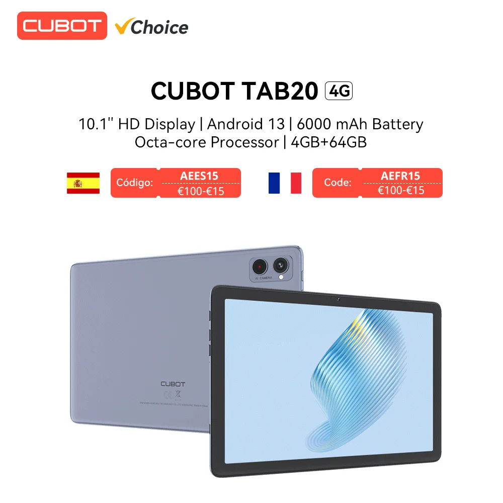 Cubot TAB 20 - tablette tactile/10 pouces - zegoodprice