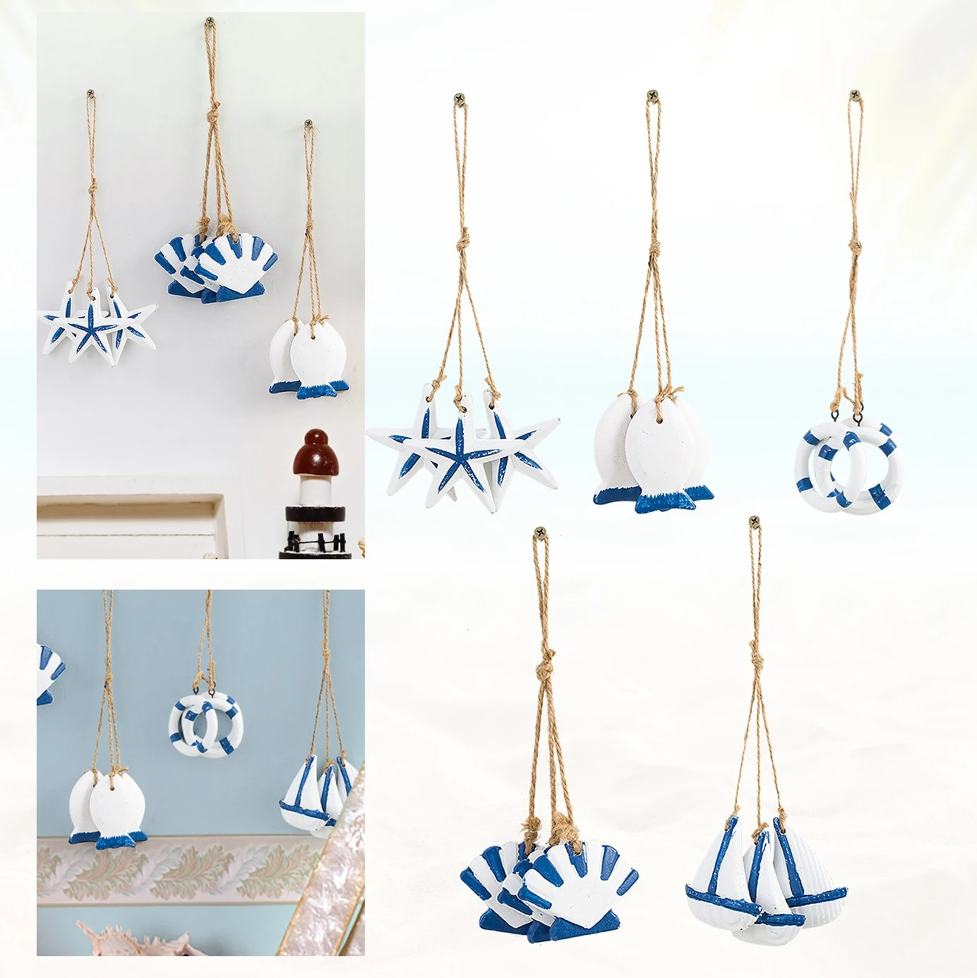 de madera decoración del hogar, colgante de pared, logotipo de casa, Lago de campo, adornos colgantes, gran oferta| | -