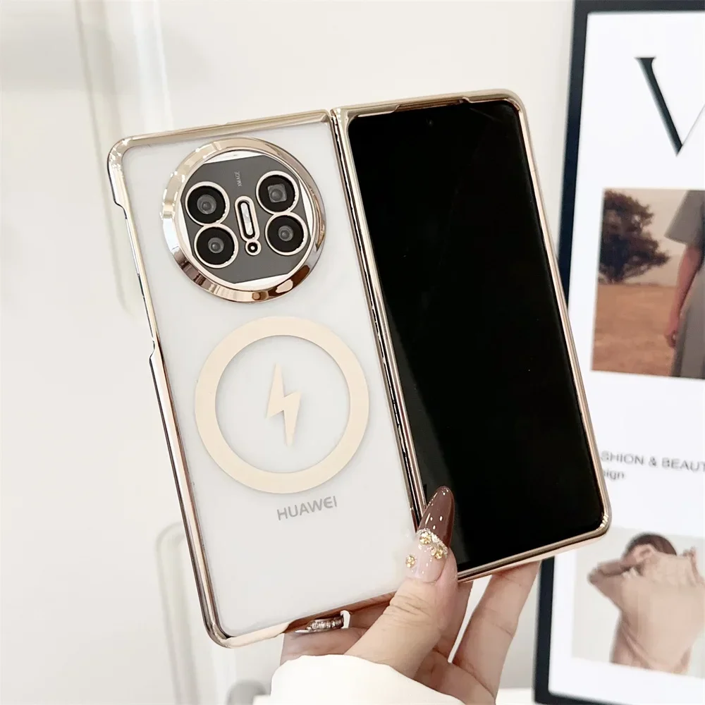 Electroplated Magnetic Ultra-Thin Shockproof Phone Case – Hard Shell Protective Cover