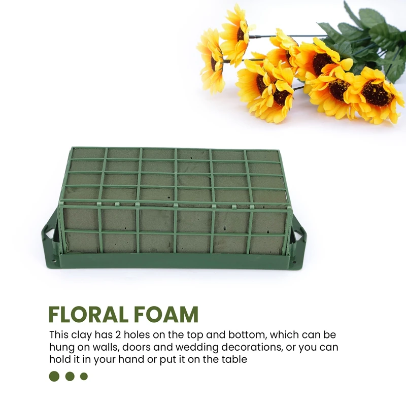 1 Pcs Floral Foam Cage Flower Holder With Floral Foam For Flowers Cage Bowl For Table Centerpiece Arrangement