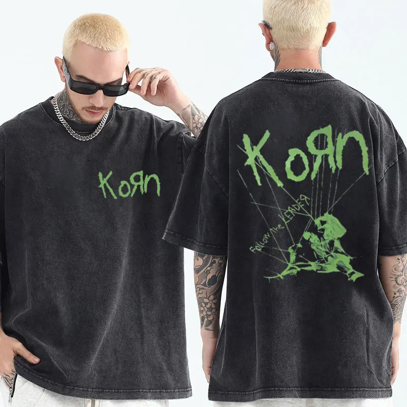 KORN FOLLOW The LEADER 25周年 Tシャツ Korn Follow The Leader 20th Anniversary T-Shirt | Hot Topic