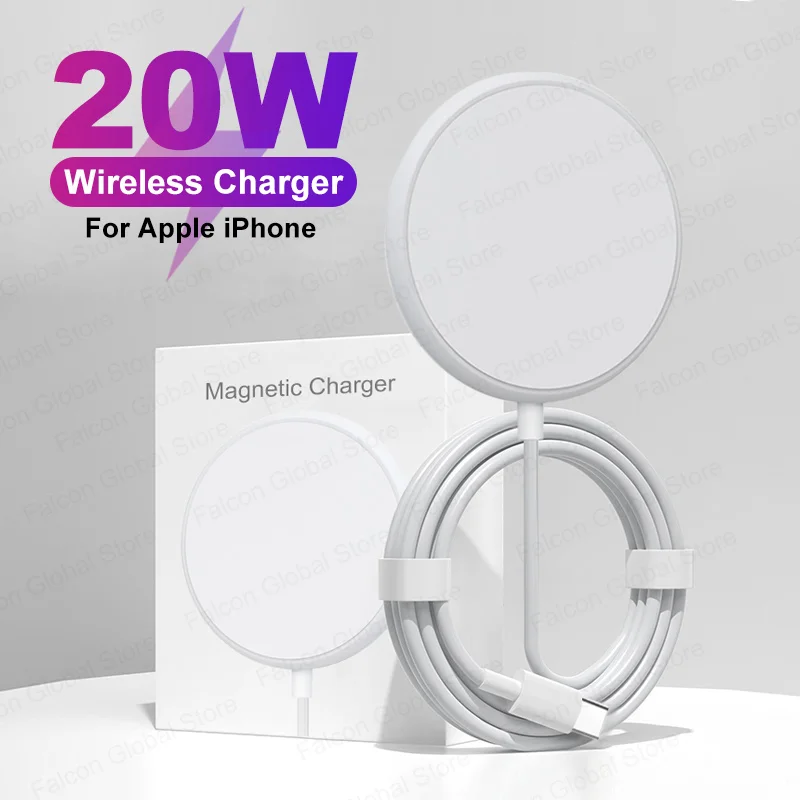 

Магнитная Зарядка для Apple iPhone 15 Pro Max, беспроводное зарядное устройство 14 13 12 11 Plus XR AirPods Type C, аксессуары для телефонов Magsafe