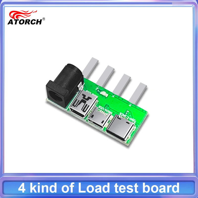 ATORCH data line test board is suitable for use with DL24 DL24MP DL24EW electronic load