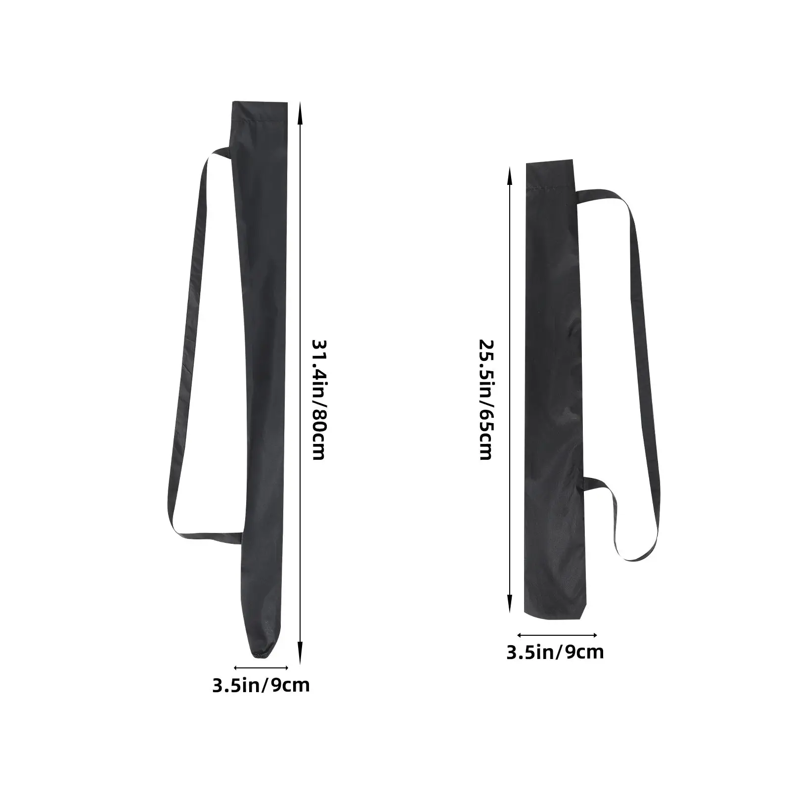 2pcs Umbrella Carrying Bag With Shoulder Strap Handbag Fishing Rod Bag Foldable Anti-Dust Protective Covers Outdoors