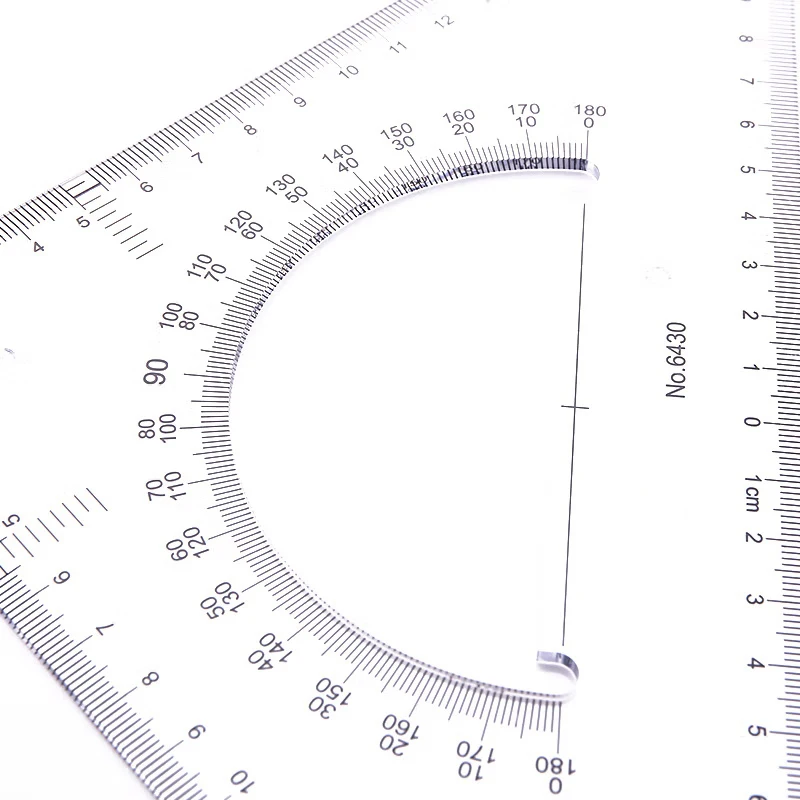 24cm Big Size Triangle Ruler Squaresquare Right Hand Triangle Ruler 6430 30 Setsquare Organic Transparent Ps