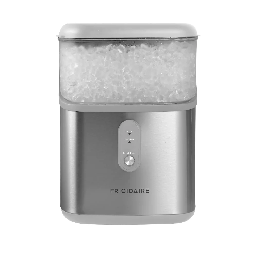 Frigidaire EFIC237 Countertop Crunchy Chewable Nugget Ice Maker, 44lbs per  day, Auto Self Cleaning, Black Stainless - AliExpress