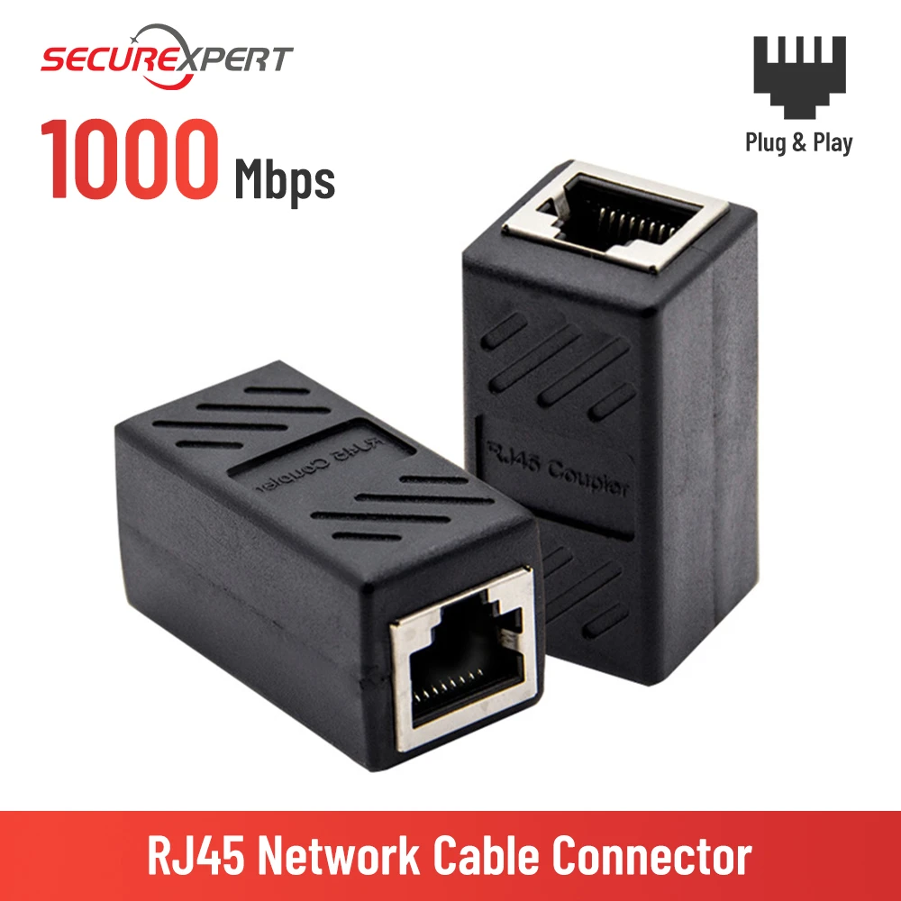 Rj45 Lan Adapter Extension Connector Rj45 Cable