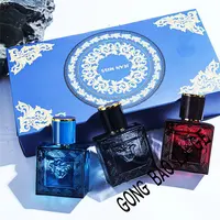 Marque 90ml hommes parfum coffret cadeau 3 pièces ensemble charmant homme Colognes parfum durable attirant les parfums pour femmes Hombres Originales 5