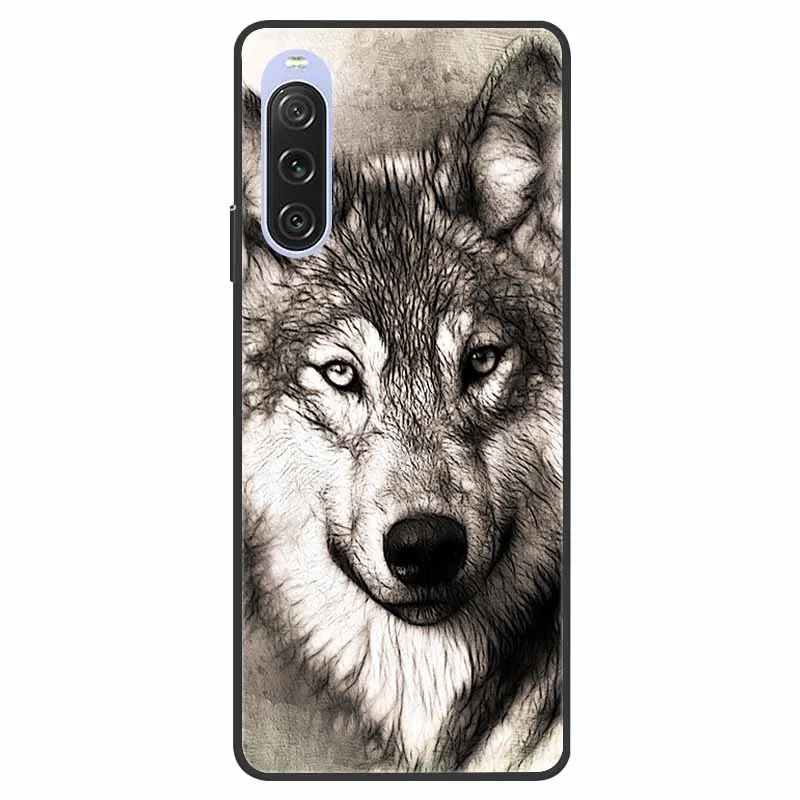 Shockproof Soft Silicone Back Cover - Cute Cat Design