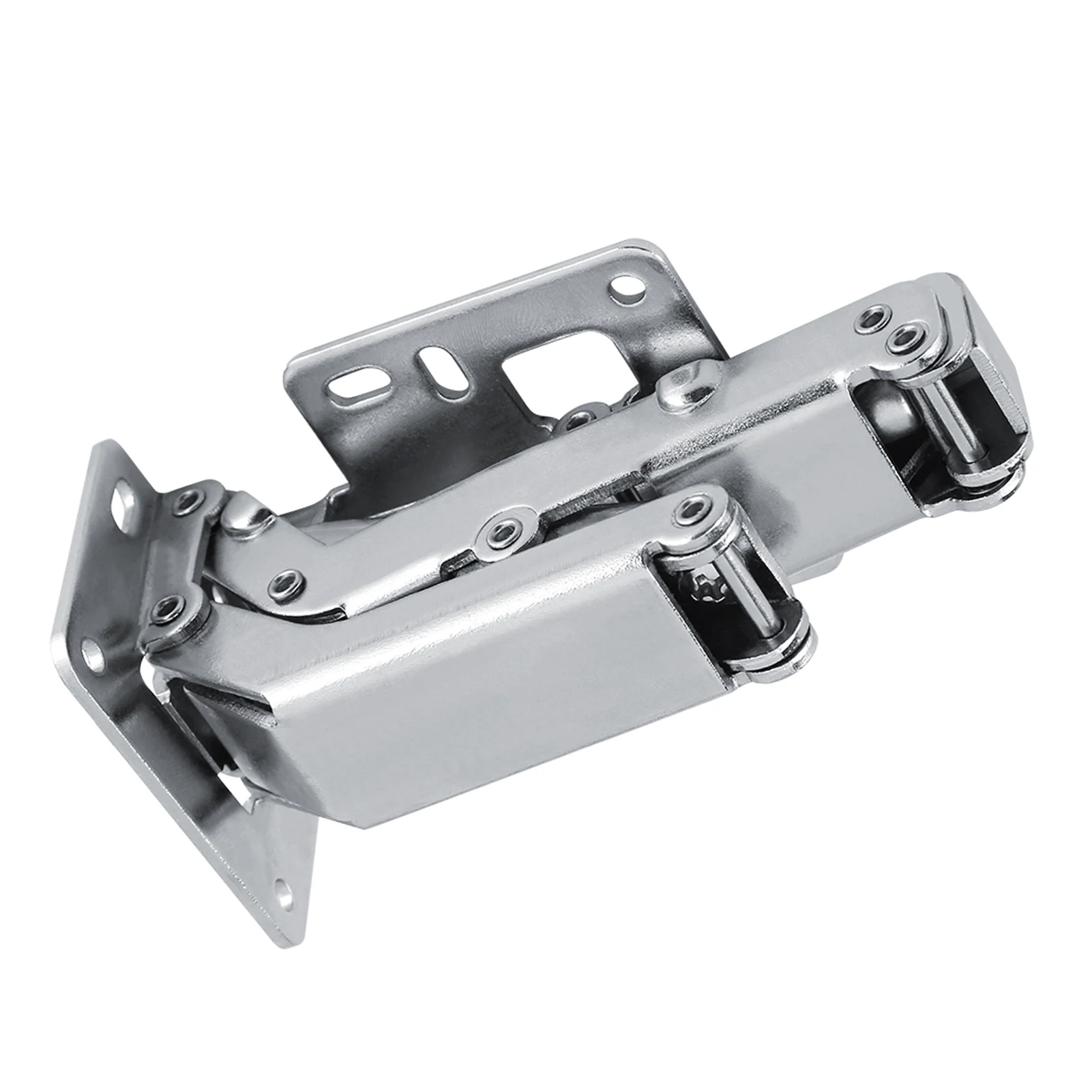170 Degree Furniture Cabinet Door Hydraulic Hinge with Screws Soft and Slow Close Thick Door Panels Wardrobe Hinge Hardware