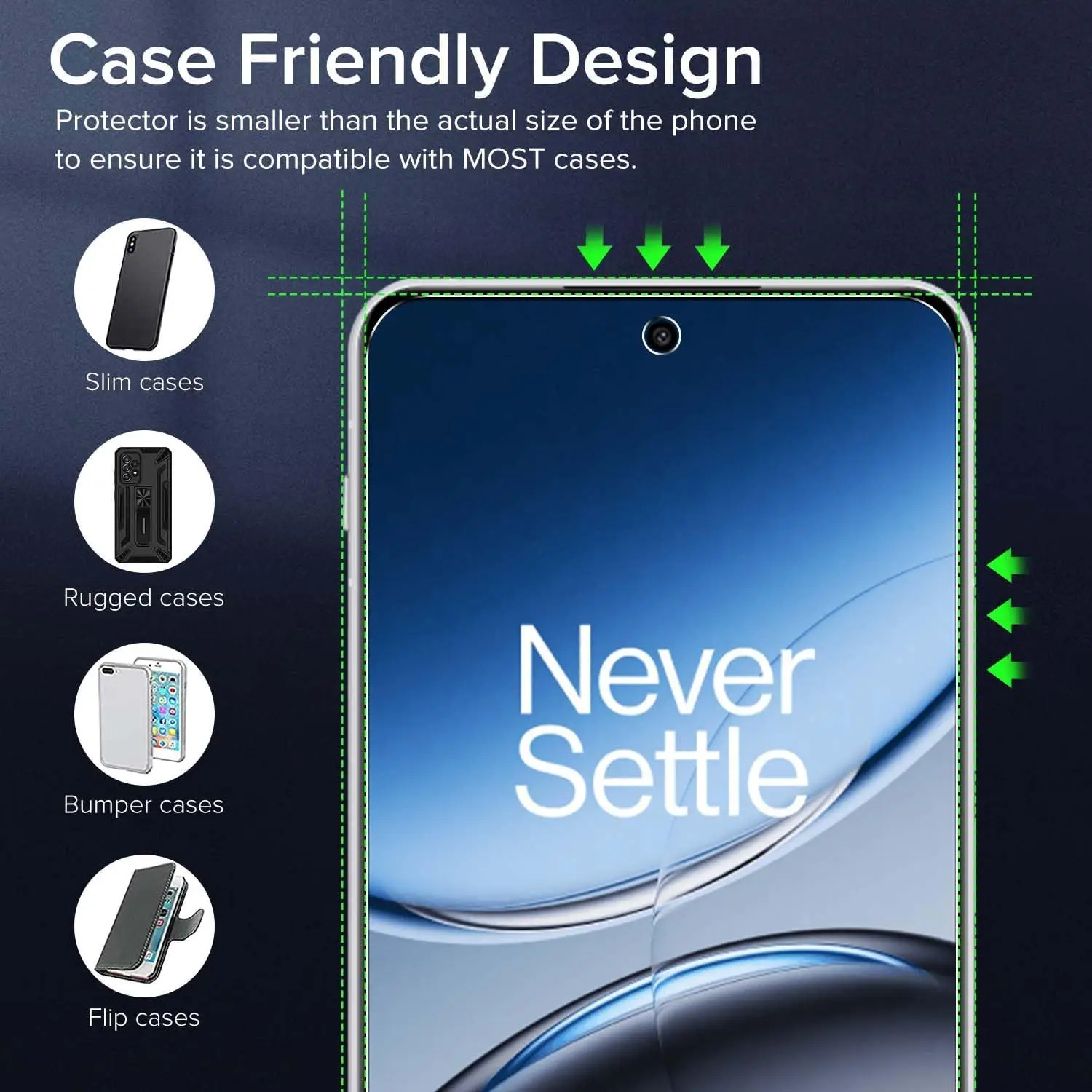 Premium 5-Pack HD Tempered Glass Screen Protectors