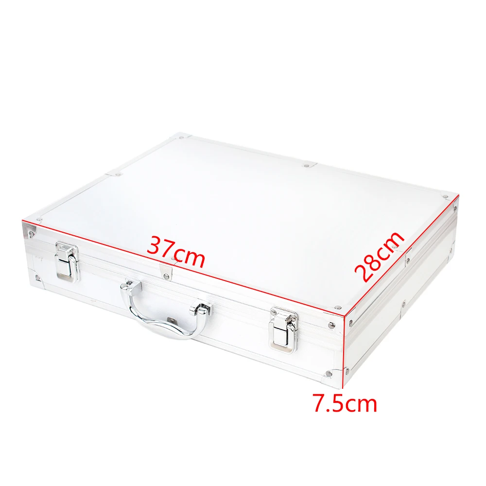 Tool Box Aluminum Instrument Case Storage Box Portable Equipment Toolbox Organizer Boxes Large Hard Case Aluminum Suitcase 6