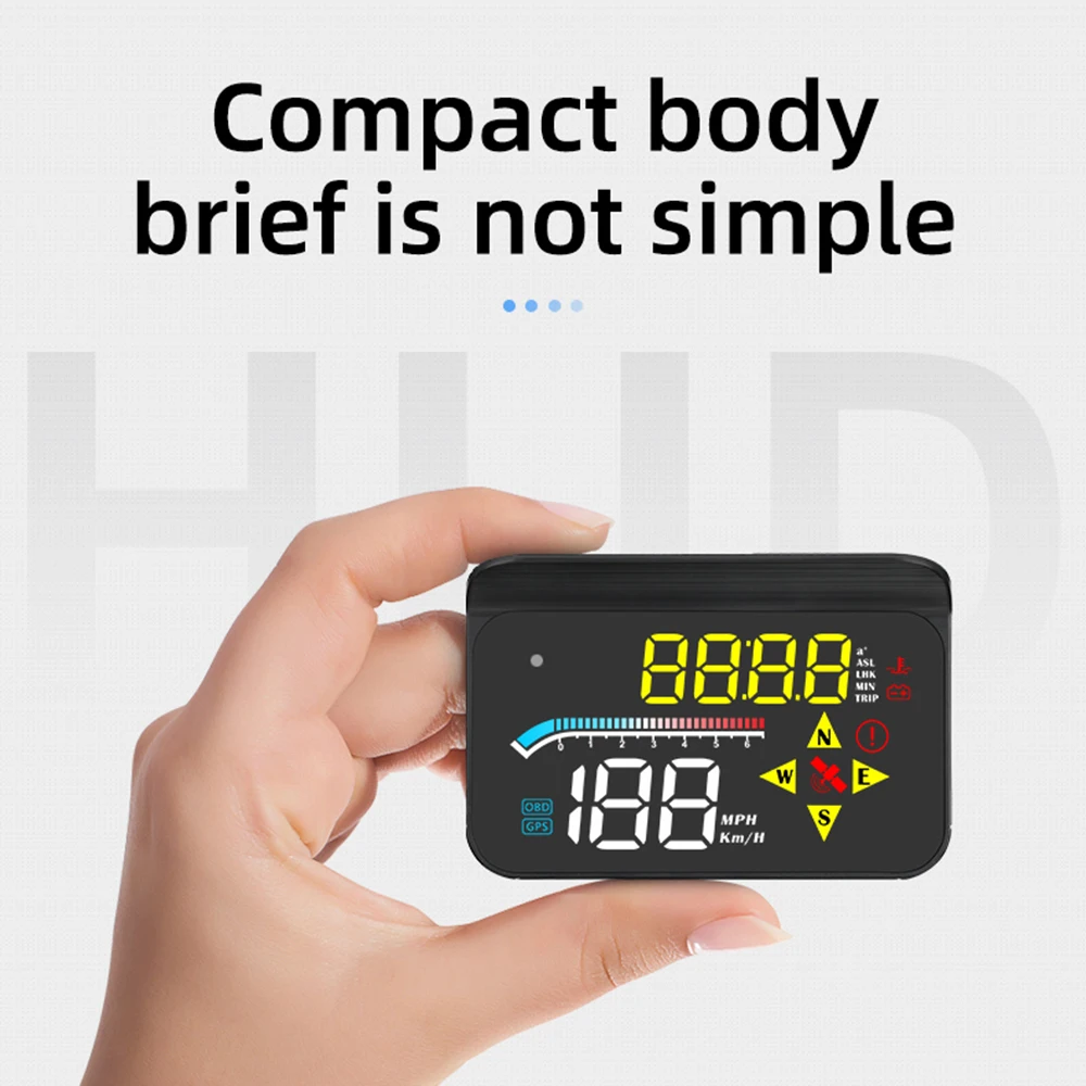 모든 차량용 HUD 속도계, 자동차 전자 액세서리, 미니 M17 OBD GPS 헤드업 디스플레이, 앞유리 프로젝터