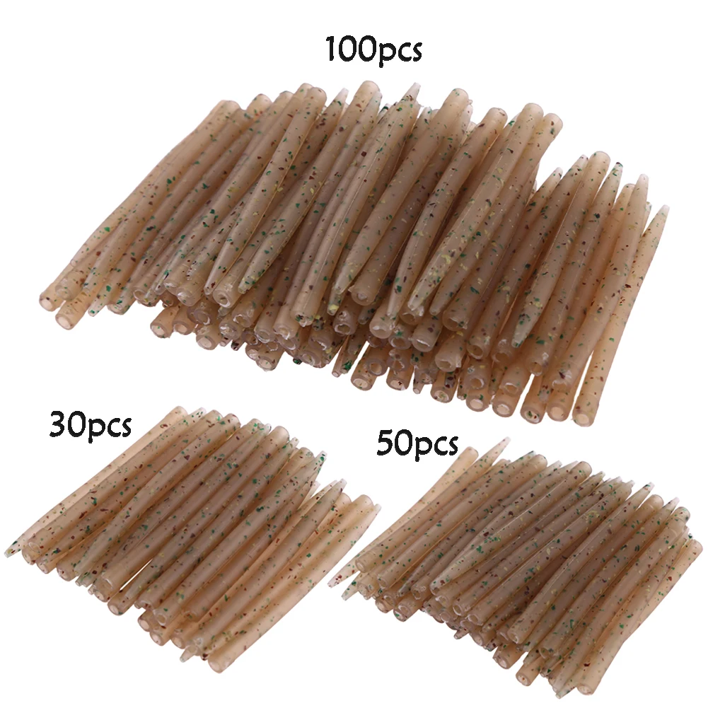 Carp Fishing Accessories Hook Sleeves Mini Small Hook Aligner Pop Up Kick Off Anti Tangle Sleeves Tube Hair Rig Accessories