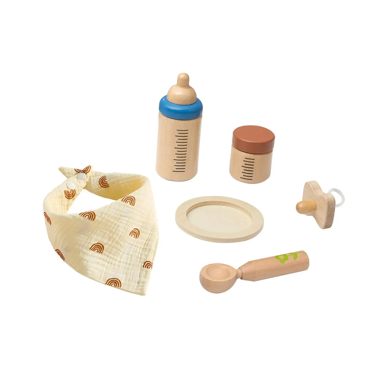 

Baby Doll Feeding Set Educational Toy Role Play Baby Doll Accessories for Kids Preschool Age 3 4 5 6 7 Boys Girls Birthday Gifts