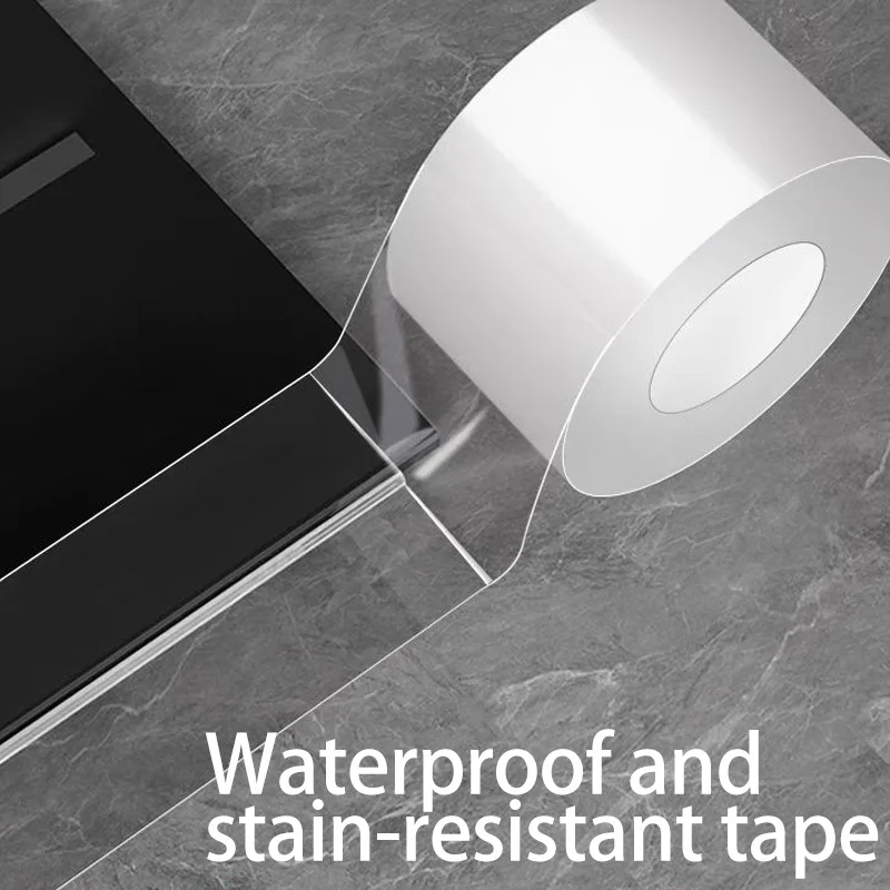 Nano ruban adhésif simple face anti-taches, imperméable à l'emploi avec cuisine, salle à manger, toilettes