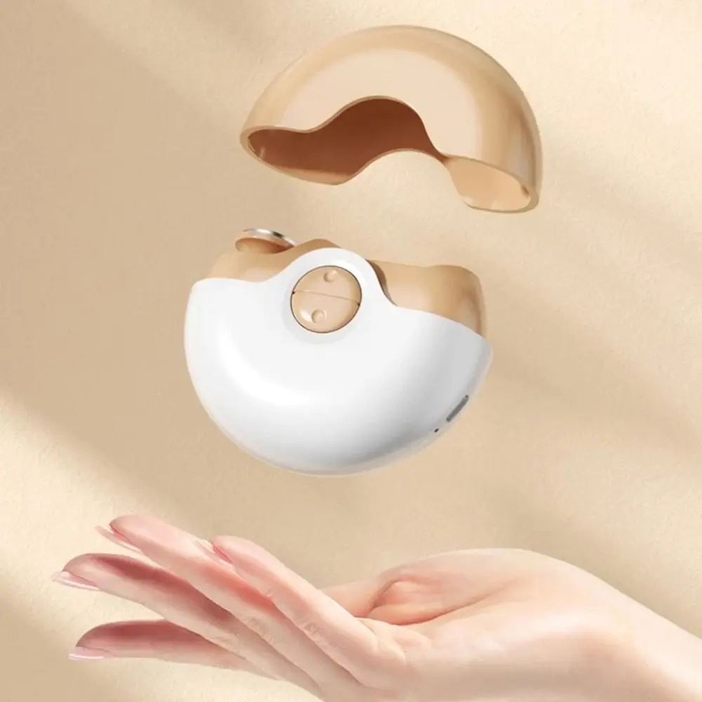 Portable 2 in 1 Electric Nail Clippers Nail Care Rechargeable Automatic Nails Clipper Silent Universal Nail Trimmer Household