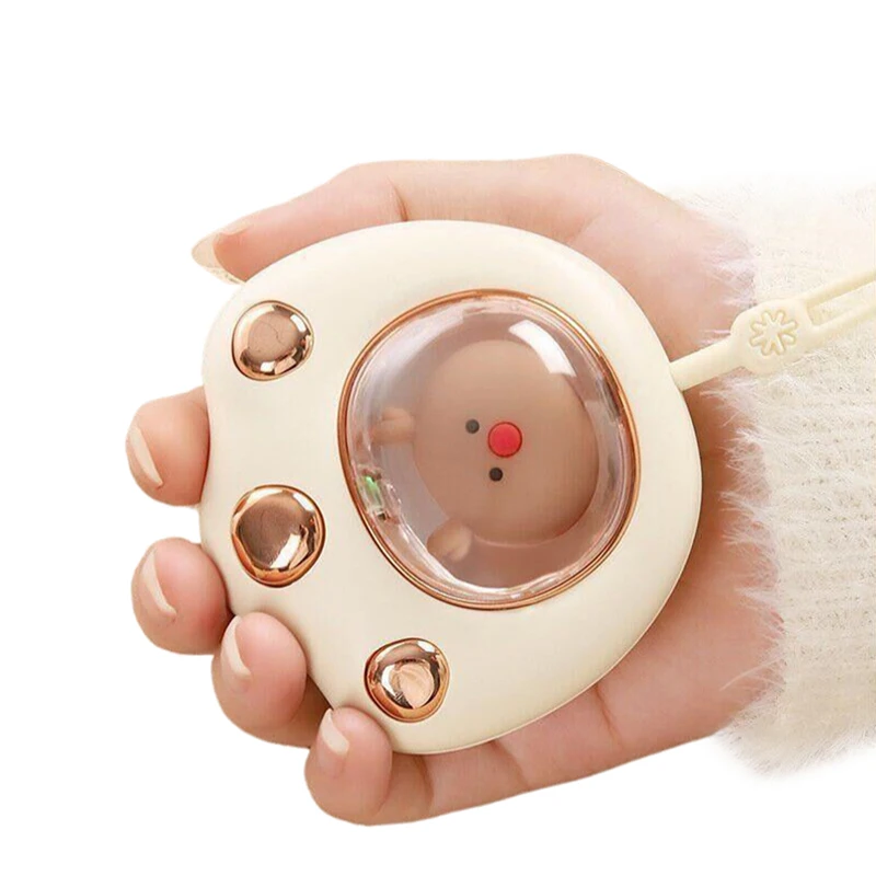 Hand Warmer Hand Warmer Cat Paw Rechargeable Built-in Battery For Students Winer Fast Usb Heater Portable Warmer For Women's Hand hand warmer