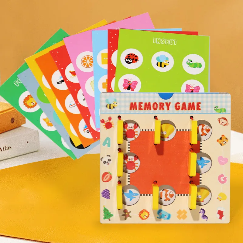 Montessori Memory Board Game: Creative Logic and Brain Development Toy