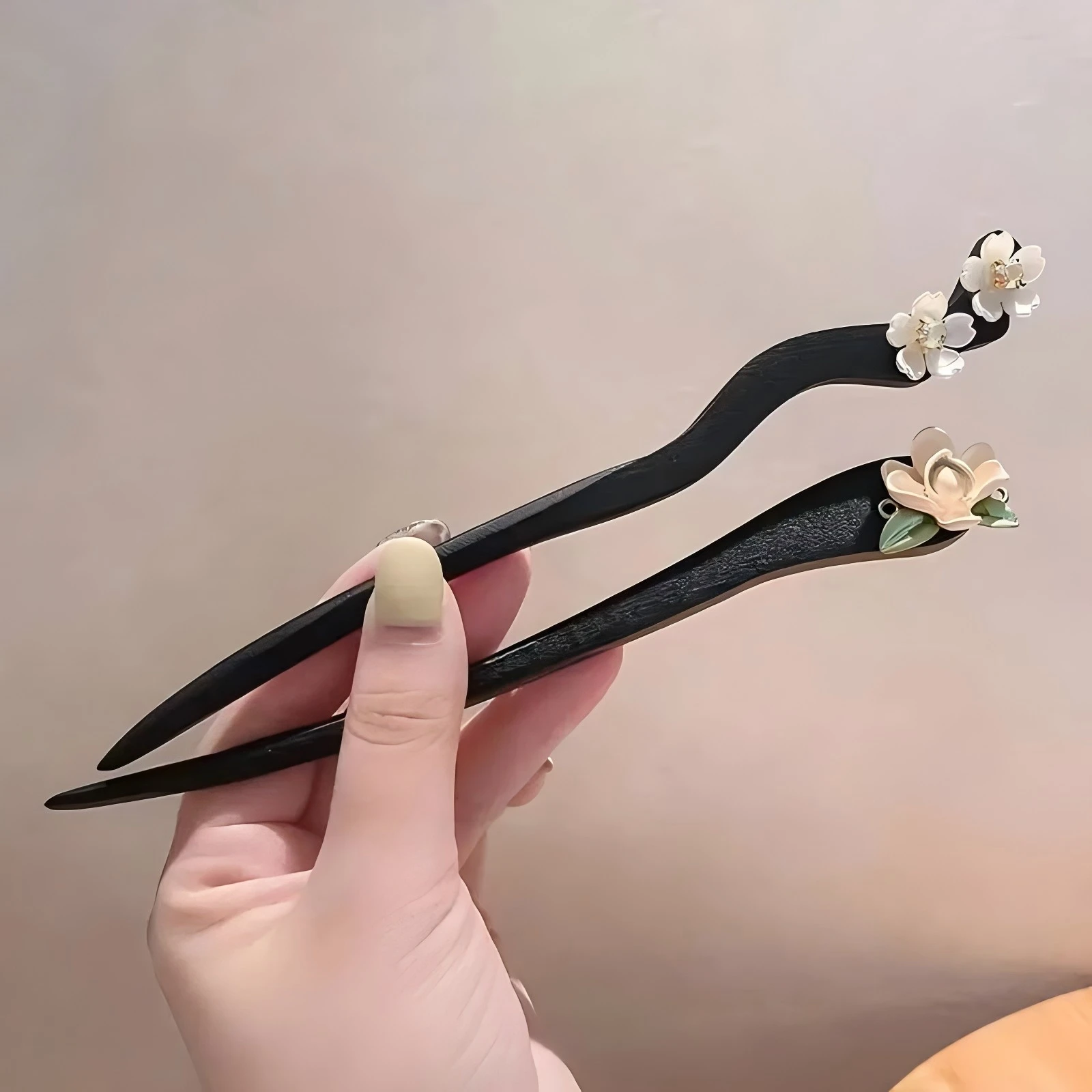 Hair Stick 3pcs Elegant Women's Hair Sticks Woodiness Flower Hair Needles Daily Holiday Fashion Accessories Girl Accessories Clip