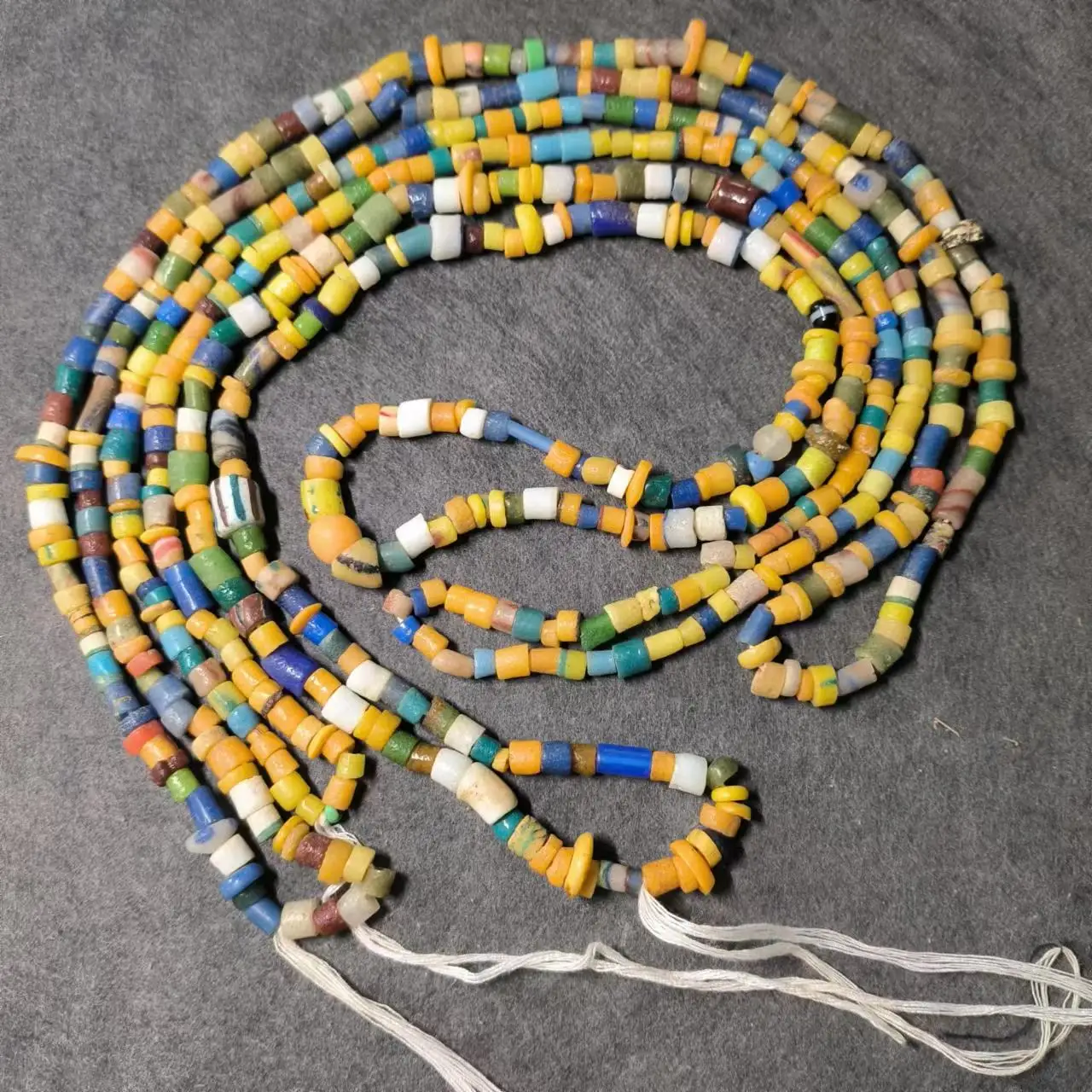 1pcs/lot Natural African Old Glass Bead String Thousands of years of traditional handmade spring and summer colors folk-custom ender3 3d printer accessories hot bed printing platform lattice glass clip spring steel glass clip