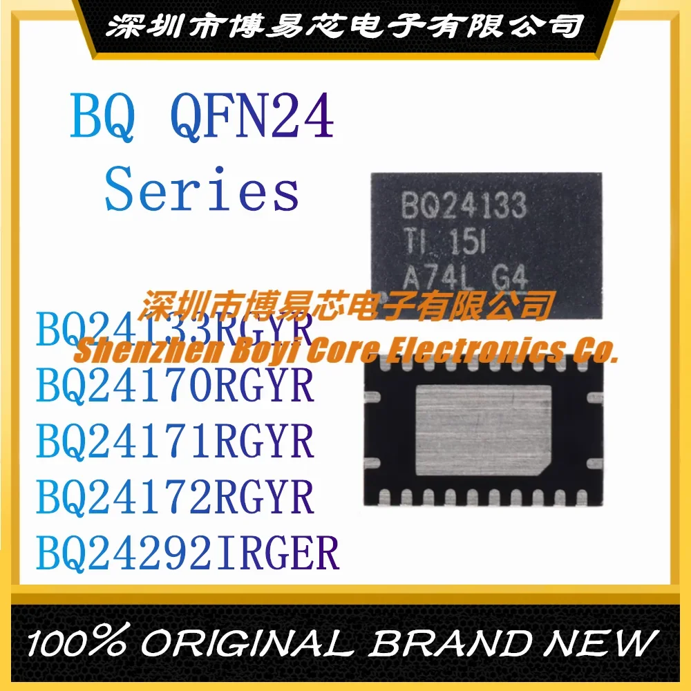 BQ24133RGYR BQ24170RGYR BQ24171RGYR BQ24172RGYR BQ24292IRGER Synchronous Switch Mode Lithium Battery Charger IC QFN-24 bq24133rgyr bq24170rgyr bq24171rgyr bq24172rgyr bq24292irger synchronous switch mode lithium battery charger ic qfn 24