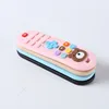Children's teething remote control silicone material baby teething toys simulation remote control toys teething teether 4
