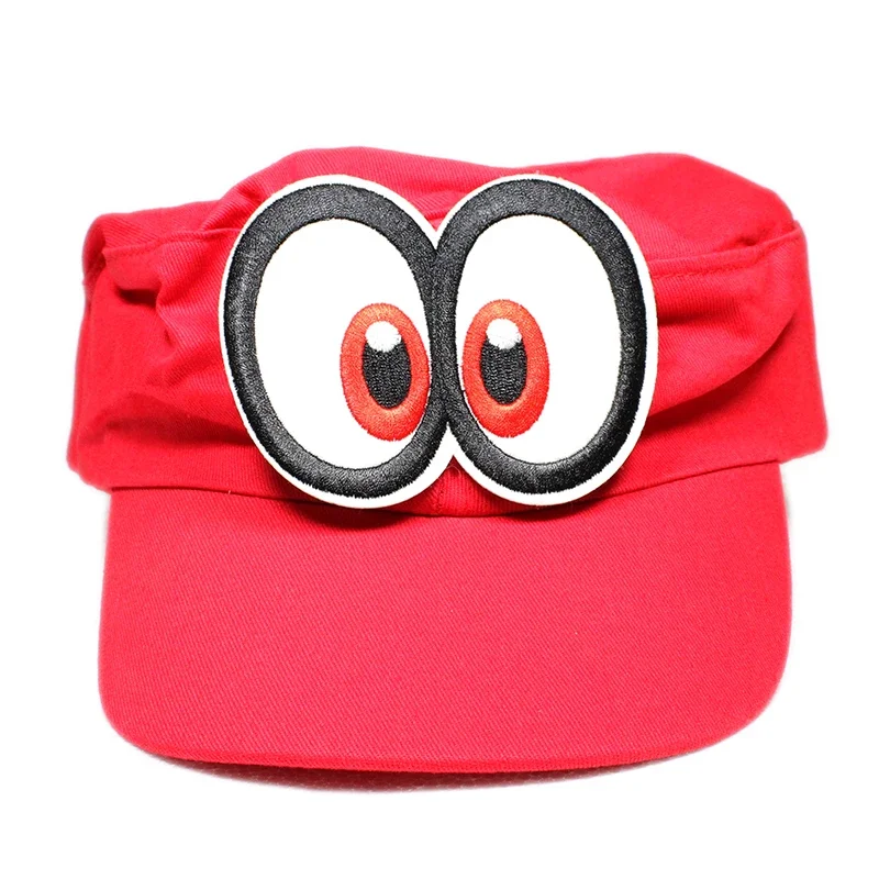 Cosplay Hat Game Super Odyssey Hat Adult Kids Anime Cosplay Caps Super Luigi Bros polyester flat top hat Hallowen Party Props