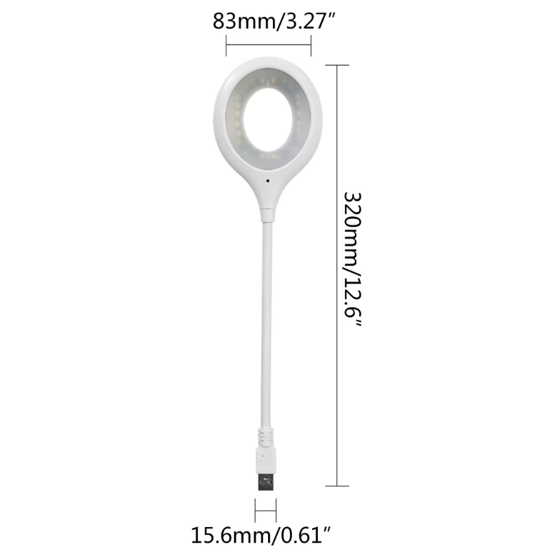USB LED 책상 램프 테이블 램프 3색 모드 밝기 디밍 가능 사무실 램프 음성 K0AC