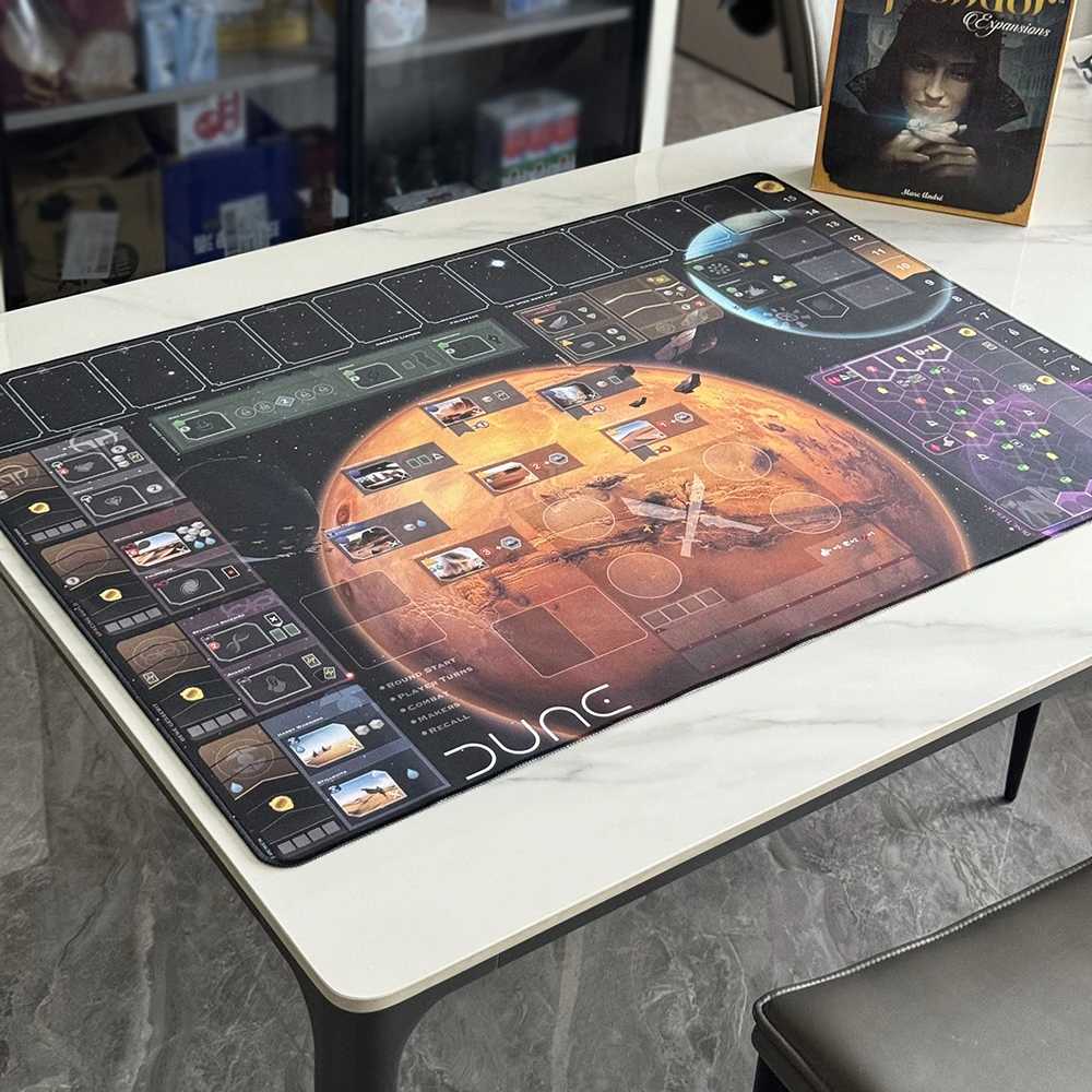 Board Game Playmat Dune Imperium Rise of IX Immortality Rubber 90CMx60cm