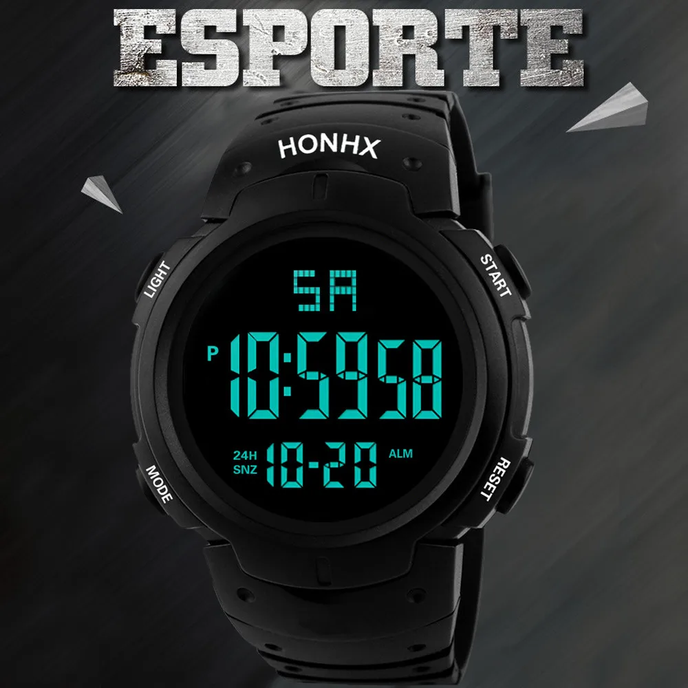 

Fashion Men'S Led Camping Out Digital Quartz Military Luxury Sport Date Watch Relogios Masculino Electronic Watches