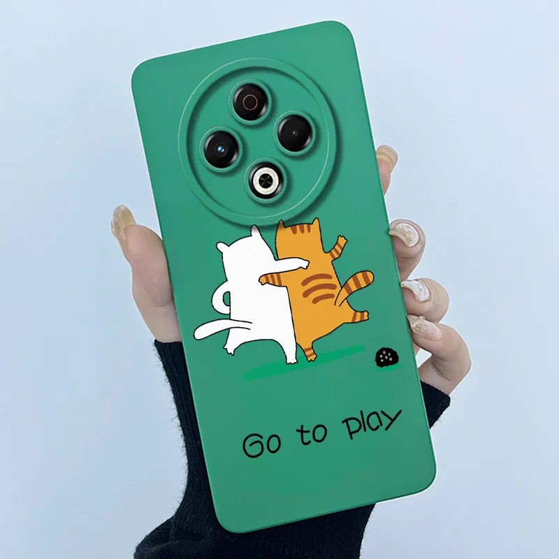 Soft Silicone Phone Case with Sweet Printed Design