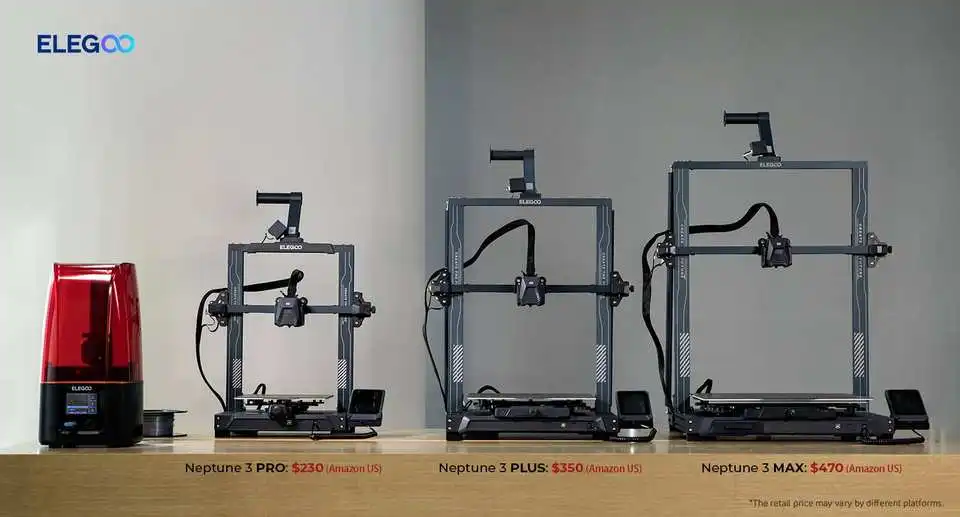 Neptune 3 Max FDM 3D Printer With Build Volume Of  420x420x500mm for FDM 3D Printer 4