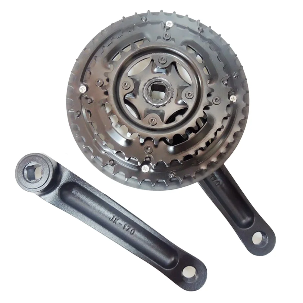 

Triple Crankset Bike Crankset 7-9speed Bicycle MTB Hybrid Bike 42-34-24T Triple Crankset Chainset 1pc 42-34-24T Black Hot Sale