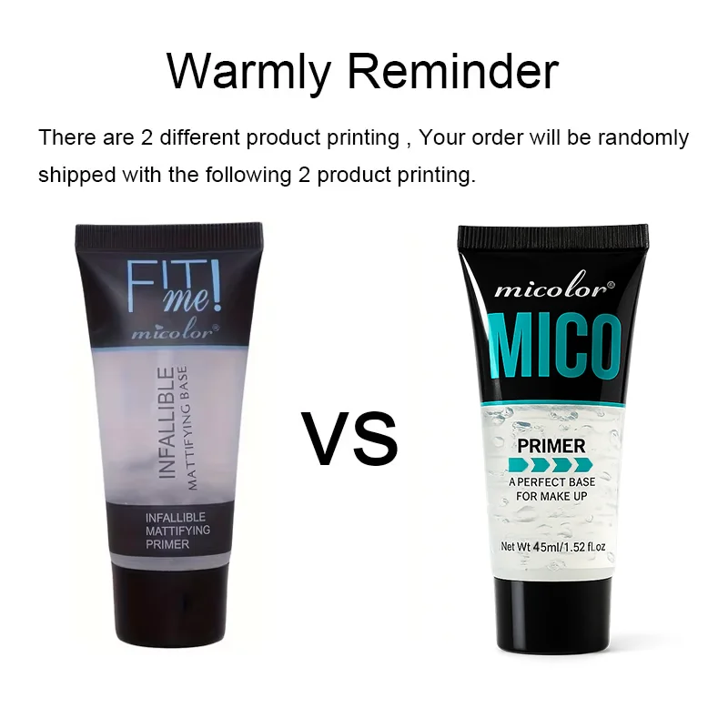 Makeup Primer Long lasting moisturizing waterproof anti shedding quick film-forming easy to apply before applying soft tube