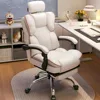 Computer Office Chair, Heightened Executive Chair, Ergonomic High Back Chair, White 1