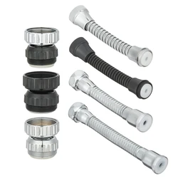 360 Degree Adjustment Kitchen Faucet Extension Tube Bathroom Extension Water Tap Water Filter Foam Kitchen Faucet Accessories