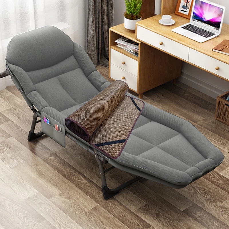 American Style Single Nap Folding Bed Office Recliner Folding Lounger Simple Portable Escort Camp Bed Lightweight Night Bed Aliexpress